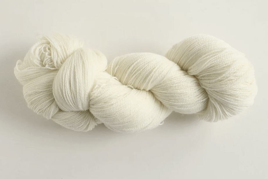 Undyed Superwash Merino Lace