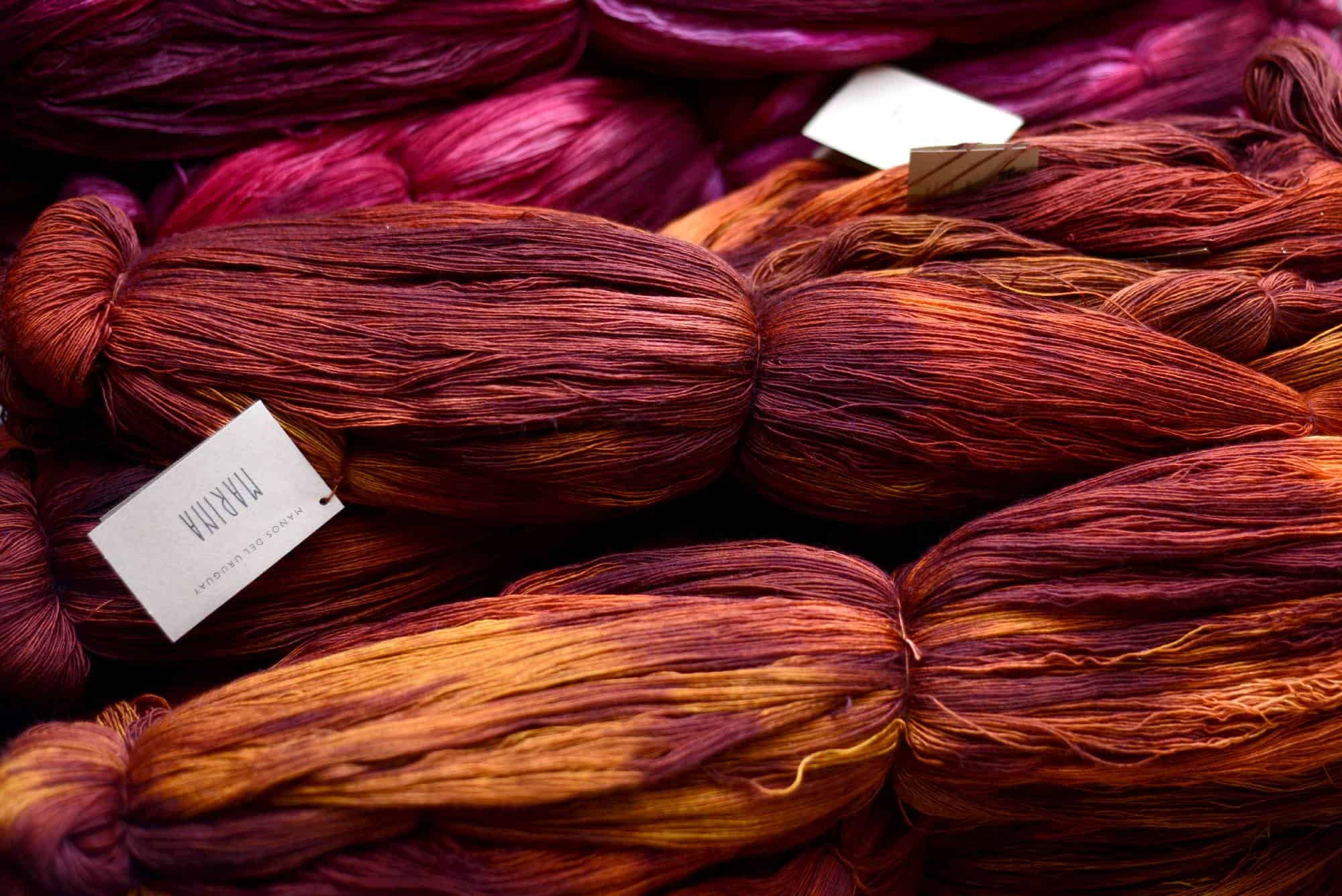 Hand dyed yarn